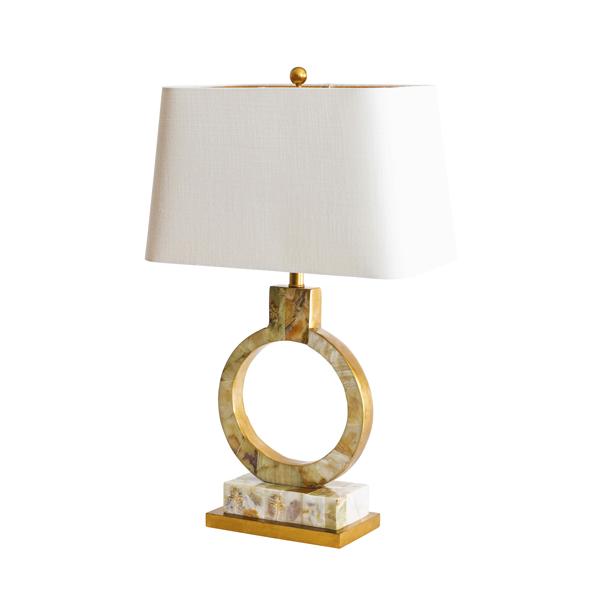 Couture Lamps Palisades onyx inlay lamp