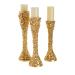 Couture Lamps Gold Nugget Candleholders